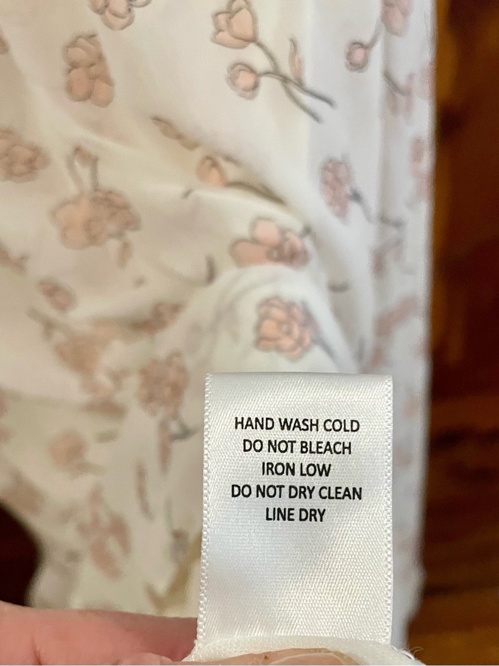 Vintage Sweet Rain Floral Smocked Mid-Length Dress Size L. - Picture 8 of 10